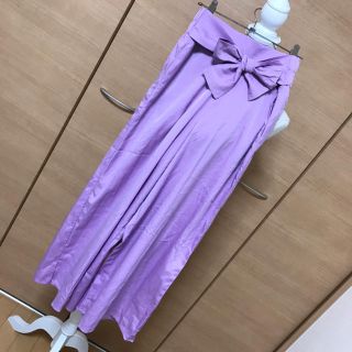 コウベレタス(神戸レタス)のGW特別値下げ♥美品KOBEレタス  パープル ワイドパンツ  春夏用(カジュアルパンツ)