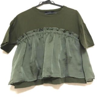 ダブルクローゼット(w closet)の【w closet】フリルTシャツ(Tシャツ(半袖/袖なし))