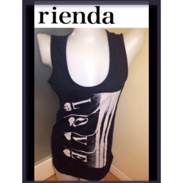 rienda(リエンダ)の◾︎新品タグ付き  rienda★プリントタンクトップ  レディースのトップス(タンクトップ)の商品写真