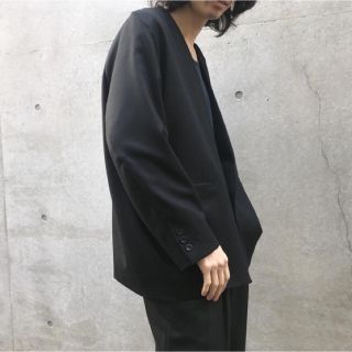 ヨウジヤマモト(Yohji Yamamoto)のKa na ta papan jacket ウールギャバ 黒 yohji(その他)