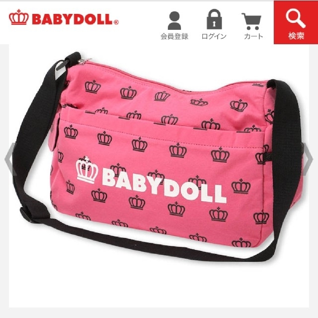 BABYDOLL(ベビードール)のショルダーバッグ キッズ/ベビー/マタニティのこども用バッグ(レッスンバッグ)の商品写真