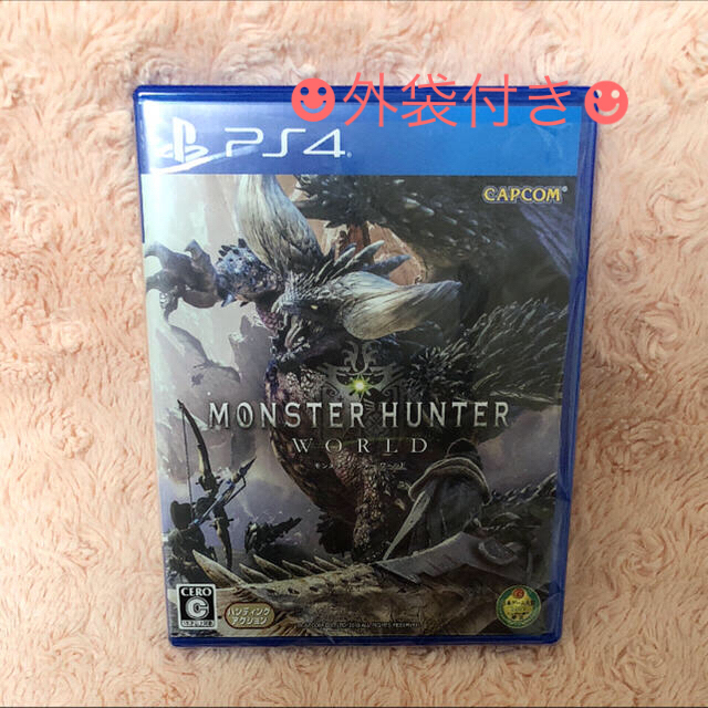 PlayStation4(プレイステーション4)の【美品/追跡あり送料無料】モンスターハンターワールド PS4 エンタメ/ホビーのゲームソフト/ゲーム機本体(家庭用ゲームソフト)の商品写真