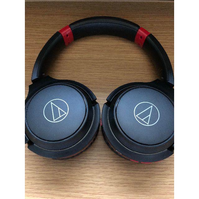 audio-technica(オーディオテクニカ)のオーディオテクニカ ATH-S200BT BRD ブラックレッド 良品 スマホ/家電/カメラのオーディオ機器(ヘッドフォン/イヤフォン)の商品写真