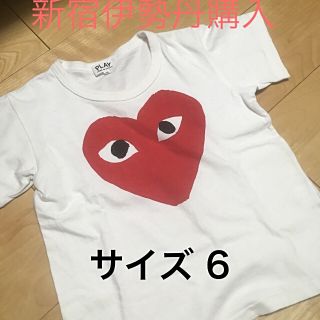 コムデギャルソン(COMME des GARCONS)のコムデギャルソン Tシャツ キッズ サイズ6(Tシャツ/カットソー)