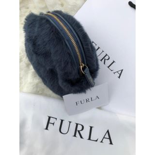 フルラ(Furla)のFURLA ファーポーチ 新品 (K様専用)(ポーチ)