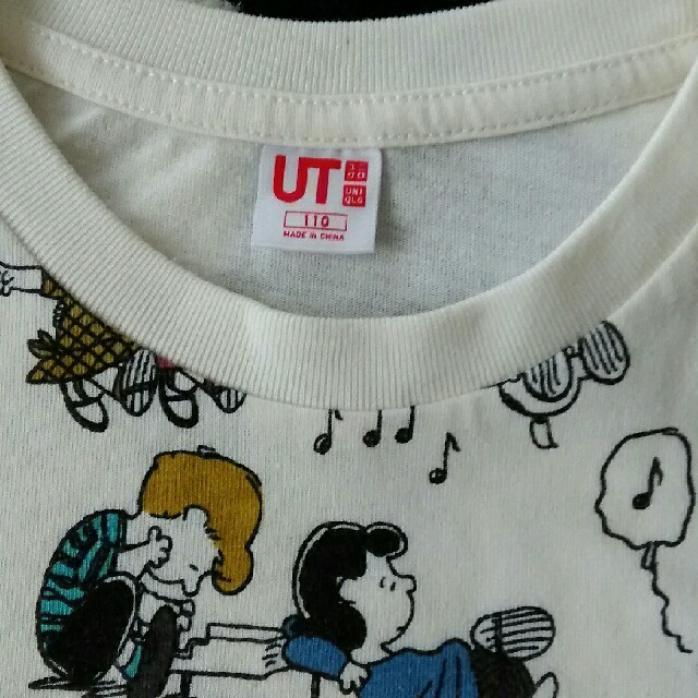 UNIQLO(ユニクロ)のUNIQLO☆スヌーピーTシャツ キッズ/ベビー/マタニティのキッズ服女の子用(90cm~)(Tシャツ/カットソー)の商品写真