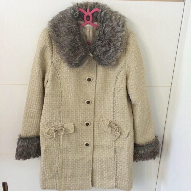 axes femme(アクシーズファム)のてまりん様専用♡axes♡ファー付コート レディースのジャケット/アウター(ロングコート)の商品写真