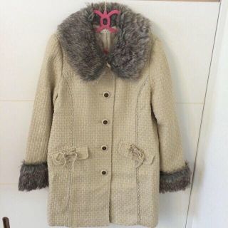 アクシーズファム(axes femme)のてまりん様専用♡axes♡ファー付コート(ロングコート)