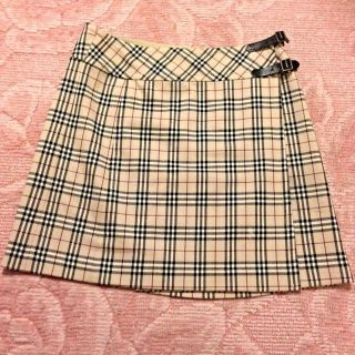 バーバリー(BURBERRY)の巻きスカート(ミニスカート)