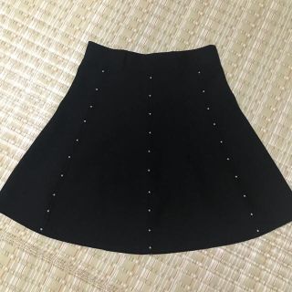 ザラ(ZARA)のZARA ザラ スタッズ フレアスカート (ミニスカート)