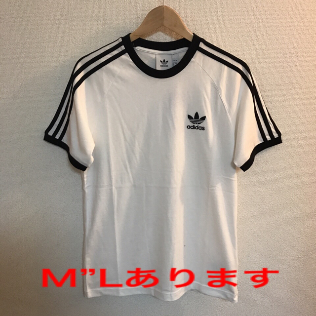 adidas(アディダス)のadicolor アディダス オリジナルス 3ストライプス 半袖 Tee 白 メンズのトップス(Tシャツ/カットソー(半袖/袖なし))の商品写真