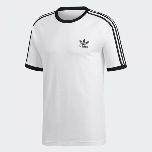 adidas(アディダス)のadicolor アディダス オリジナルス 3ストライプス 半袖 Tee 白 メンズのトップス(Tシャツ/カットソー(半袖/袖なし))の商品写真