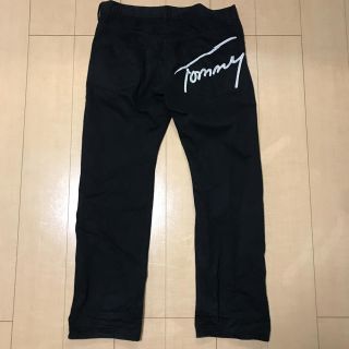 トミーヒルフィガー(TOMMY HILFIGER)のTOMMY 綿パンツ 黒(その他)