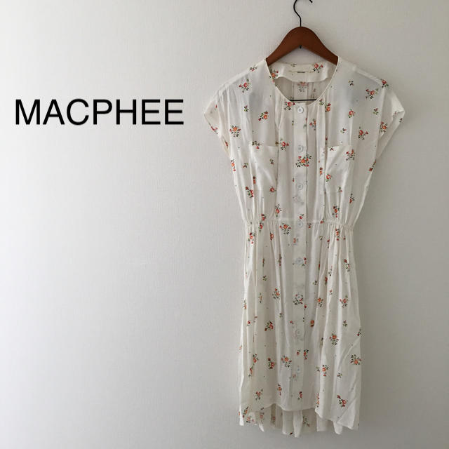MACPHEE(マカフィー)のマカフィー 花柄 ワンピース レディースのワンピース(ひざ丈ワンピース)の商品写真
