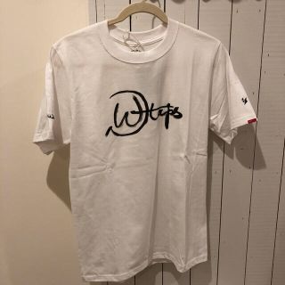 ダブルタップス(W)taps)のWtaps ロゴＴシャツ ホワイトサイズ1(Tシャツ/カットソー(半袖/袖なし))