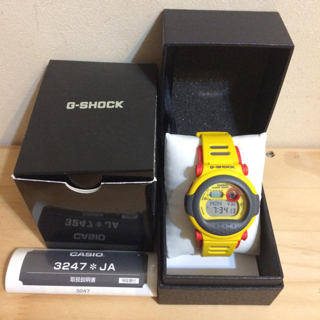 G-SHOCK(ジーショック)のモノタロウ様専用！G- SHOCK ジェイソン イエロー 復刻 美品 メンズの時計(腕時計(デジタル))の商品写真