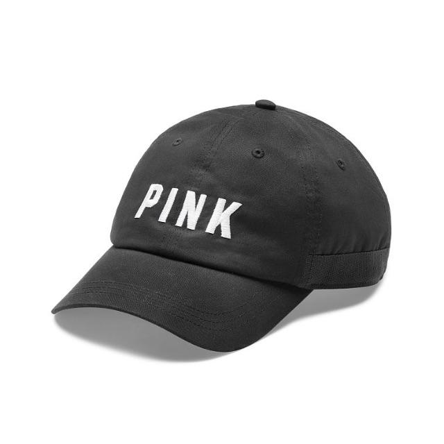 Victoria's Secret(ヴィクトリアズシークレット)のビクシーBYピンク ブラック キャップ PINK BLACK CAP　黒 レディースの帽子(キャップ)の商品写真