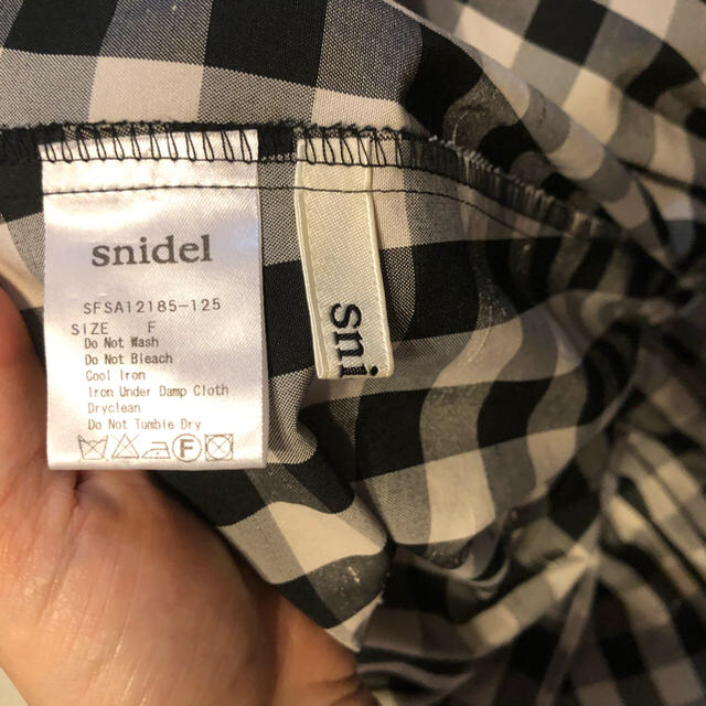 SNIDEL(スナイデル)の超美品❤️スナイデル メモリータック ギンガムチェックスカート レディースのスカート(ミニスカート)の商品写真