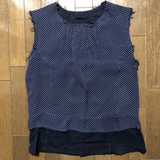 コムデギャルソン(COMME des GARCONS)のトリココムデ シルクブラウス(シャツ/ブラウス(半袖/袖なし))