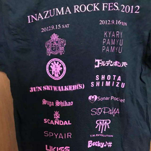 INAZUMA ROCK FES 2012 Tシャツ エンタメ/ホビーのタレントグッズ(ミュージシャン)の商品写真