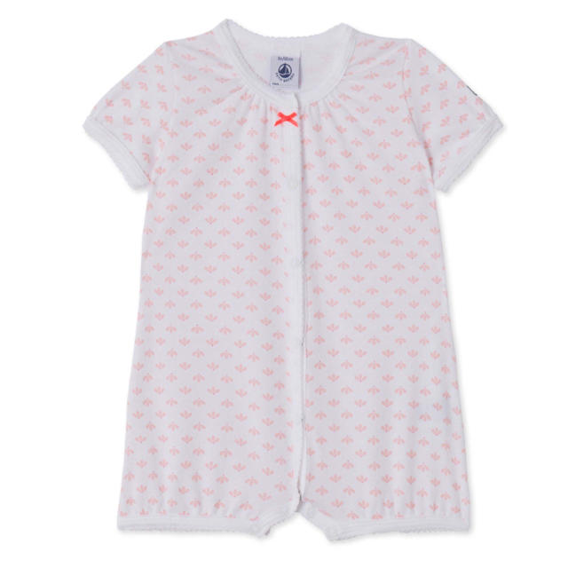 PETIT BATEAU(プチバトー)のプチバトーロンパース キッズ/ベビー/マタニティのベビー服(~85cm)(ロンパース)の商品写真