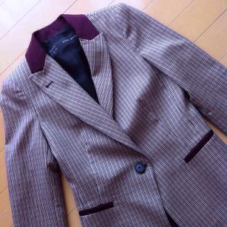 ザラ(ZARA)の値下げ中♡ZARA チェックジャケット(テーラードジャケット)