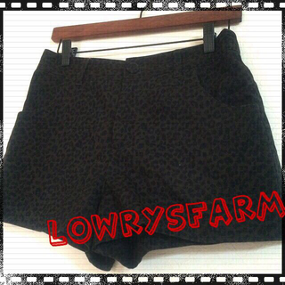 ローリーズファーム(LOWRYS FARM)の大人め♡レオパード柄♡ショートパンツ(ショートパンツ)