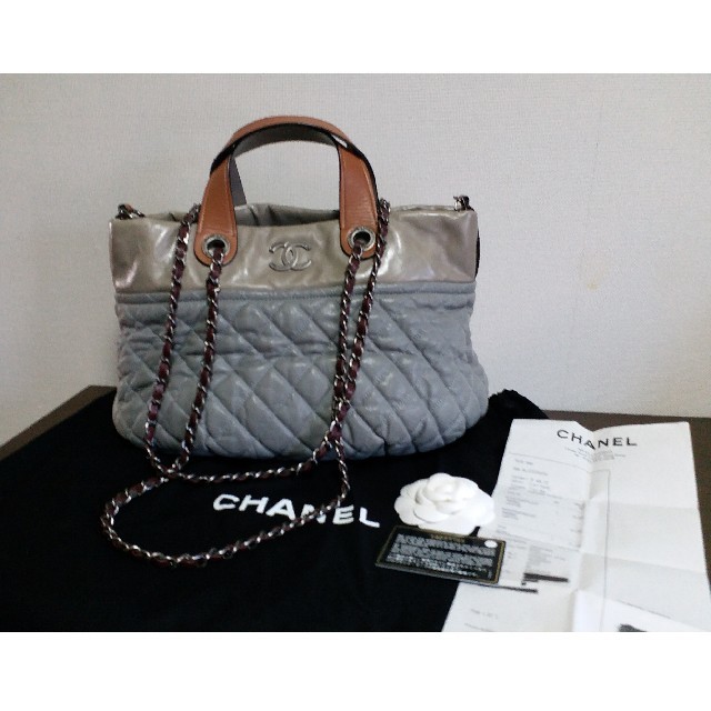 CHANEL(シャネル)のmika様　専用　シャネル インザミックス 2 way レザー チェーンバッグ  レディースのバッグ(ショルダーバッグ)の商品写真