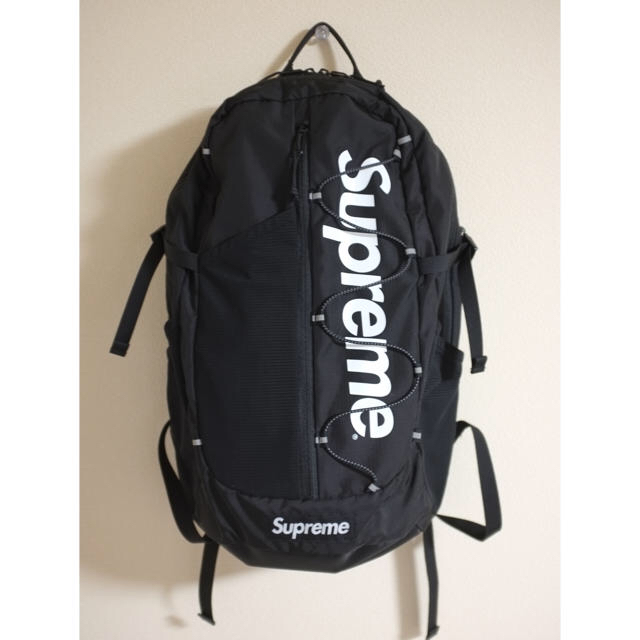 supreme backpack black