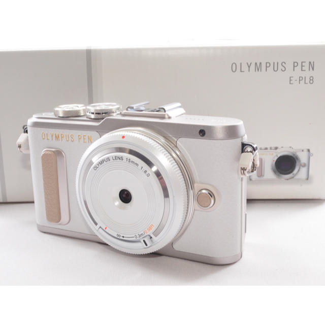 ❤新品❤Olympus PEN E-PL8 レンズキット★人気のブラウン★