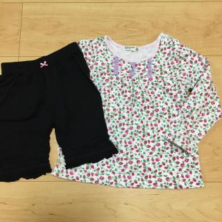 ラグマート(RAG MART)のRAG MART 長袖 Tシャツ & ハーフパンツ 95(Tシャツ/カットソー)