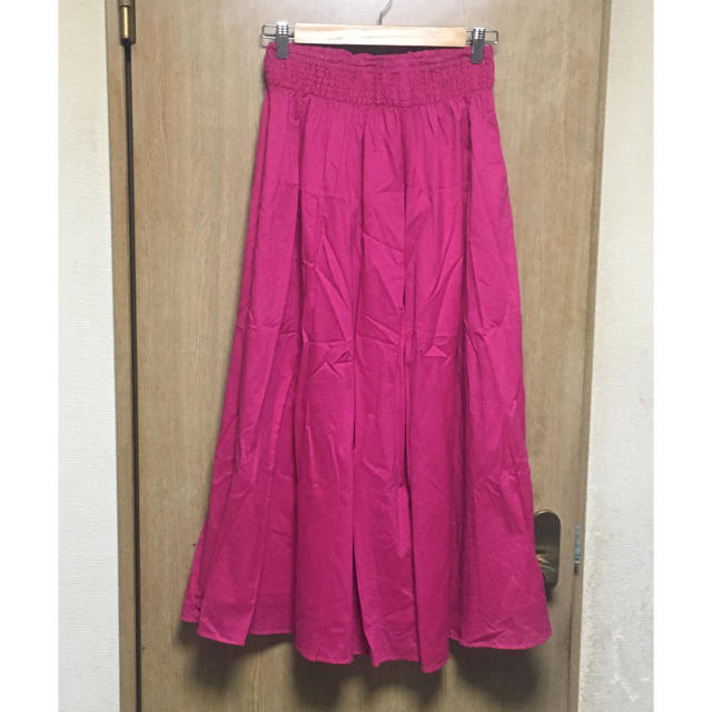 Spick & Span(スピックアンドスパン)のベイクルーズ★綿100%ピンクロングスカート レディースのスカート(ロングスカート)の商品写真