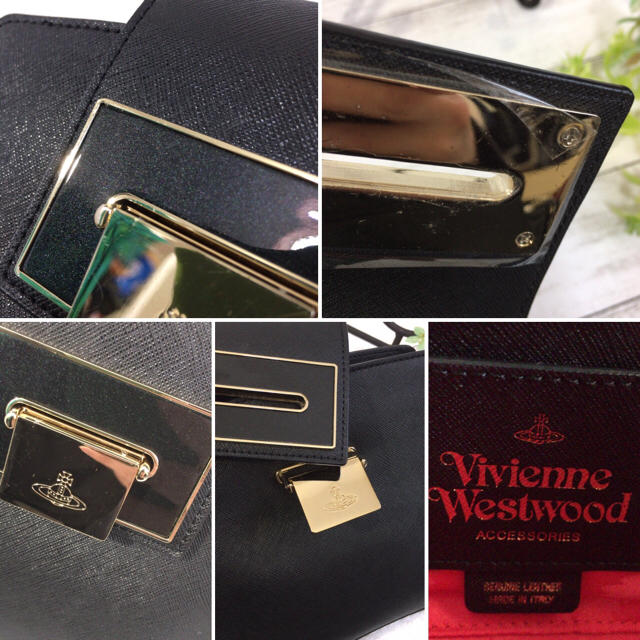 【美品】Vivienne Westwood ショルダーバッグ  スクイグル柄