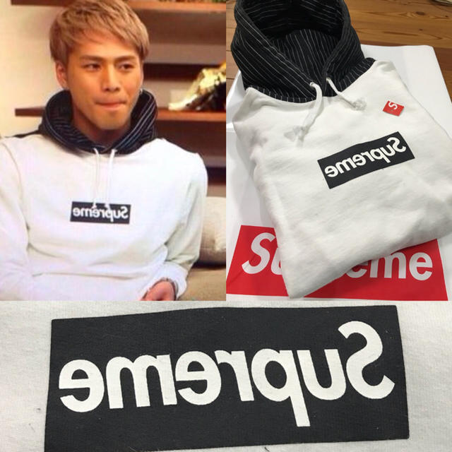 Supreme - 最安値 登坂広臣さん着用 希少Sサイズ Supreme コムデギャルソンパーカーの通販 by ストリートモード好き