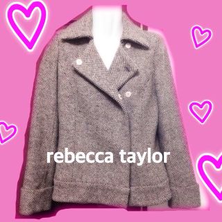 レベッカテイラー(Rebecca Taylor)のほんのりピンク♡あったかいコート♡(ピーコート)