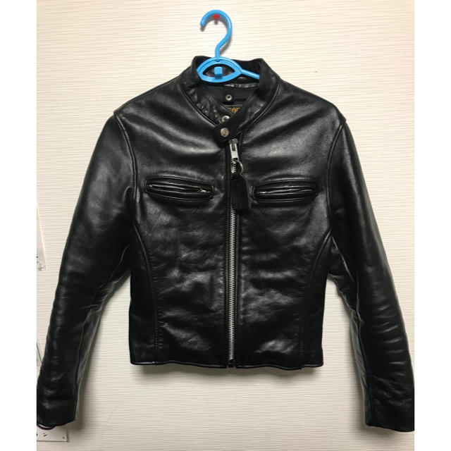VANSON - 本革 Gバンソン 定価12万 VANSON B シングルライダース