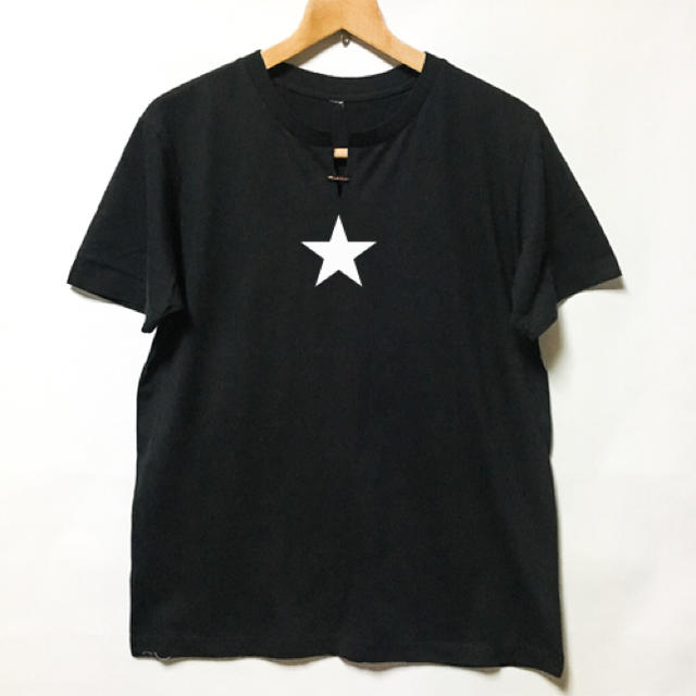 Ron Herman(ロンハーマン)のライズリヴァレンス カットオフヘンリーネック 11スター Tシャツ blk メンズのトップス(Tシャツ/カットソー(半袖/袖なし))の商品写真