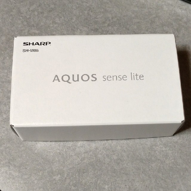 スマートフォン/携帯電話新品 SHARP AQUOS sense lite ブルー SH-M05