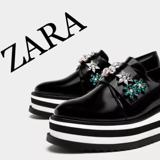 ZARA 厚底 ビジュー プラットフォーム SLY moussy GYDA