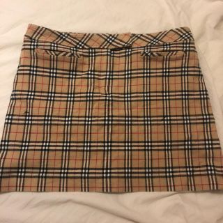 バーバリー(BURBERRY)のburbbery チェックタイトスカート(ミニスカート)