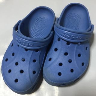 クロックス(crocs)の【17.5cm】クロックス ブルー 男の子 サンダル (サンダル)