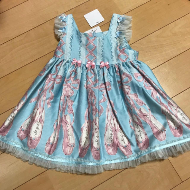 Shirley Temple(シャーリーテンプル)のシャーリーテンプル♡トゥーシューズ90 キッズ/ベビー/マタニティのキッズ服女の子用(90cm~)(ワンピース)の商品写真