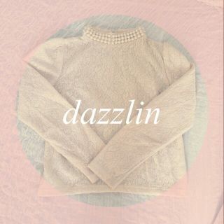 ダズリン(dazzlin)の襟パールジャガードトップス(カットソー(長袖/七分))