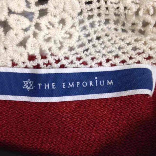 THE EMPORIUM(ジエンポリアム)のオレンジ色  ニット レディースのトップス(ニット/セーター)の商品写真