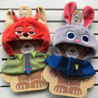 ディズニー(Disney)のʕ•ᴥ•ʔユニベアʕ•ᴥ•ʔ ジュディ ニック キーチェーン コスチューム(ぬいぐるみ)