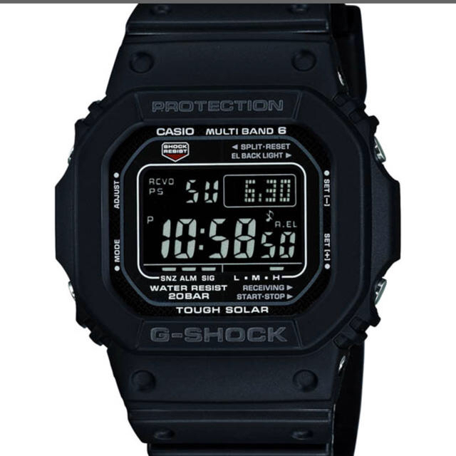 G-SHOCK(ジーショック)の茶々丸様！G-SHOCK Gショック 電波時計 カシオ ブラック デジタル メンズの時計(腕時計(デジタル))の商品写真
