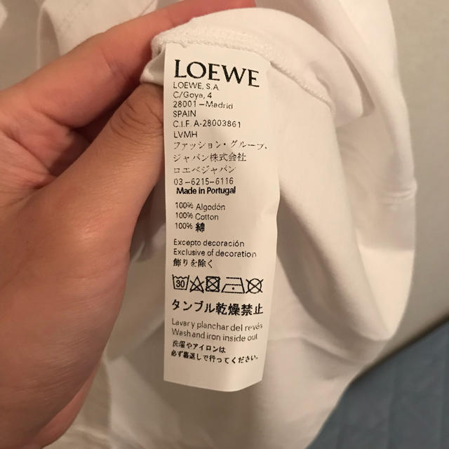 LOEWE(ロエベ)のLOEWE  アナグラムカットソー メンズのトップス(Tシャツ/カットソー(半袖/袖なし))の商品写真