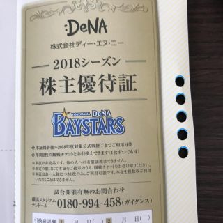 DeNA株主優待証 ゴールド (送料込み)(その他)