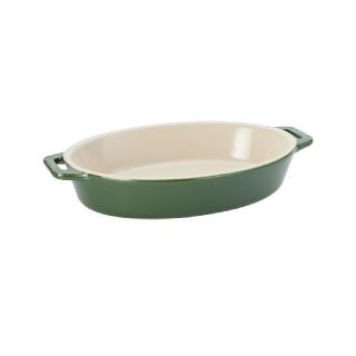 ストウブ(STAUB)の【staub】オーバルディッシュ バジルグリーン 29cm(食器)