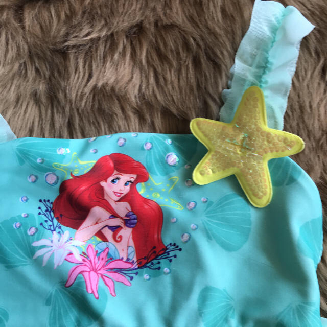 Disney(ディズニー)のアリエル水着 キッズ/ベビー/マタニティのキッズ服女の子用(90cm~)(水着)の商品写真